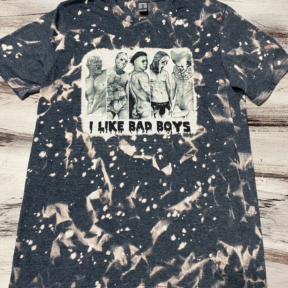 Woman’s bleached shirt